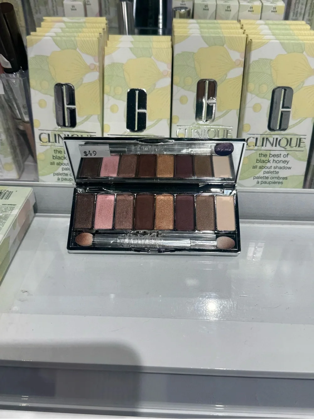 Clinique Eyeshadow Palette - Pink, Brown & Gold Tones